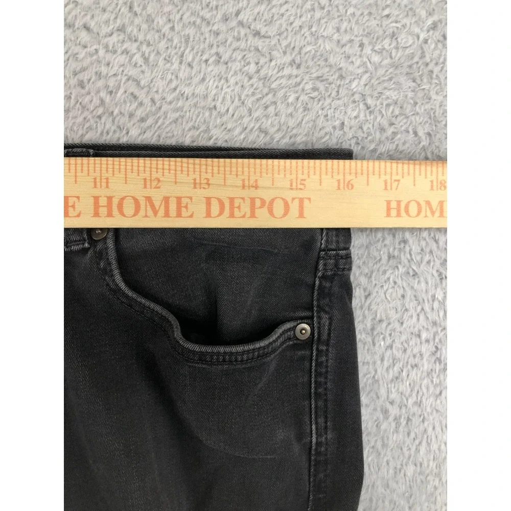 Banana Republic Jeans Mens 32x30 (Tag 31x30) Black Traveler Slim Fit
